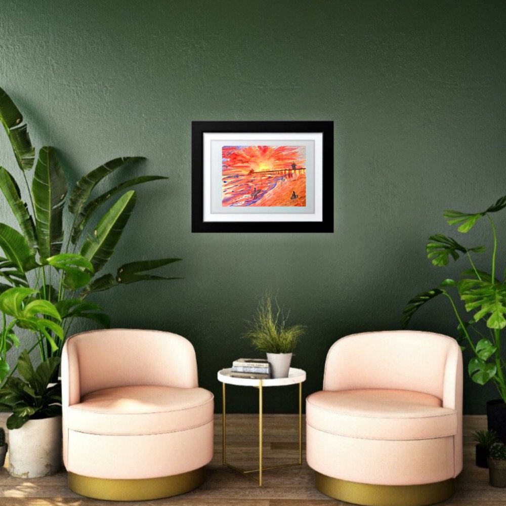 California Wall Art Beach ORIGINAL Paintings Arts - Picture 7 of 9